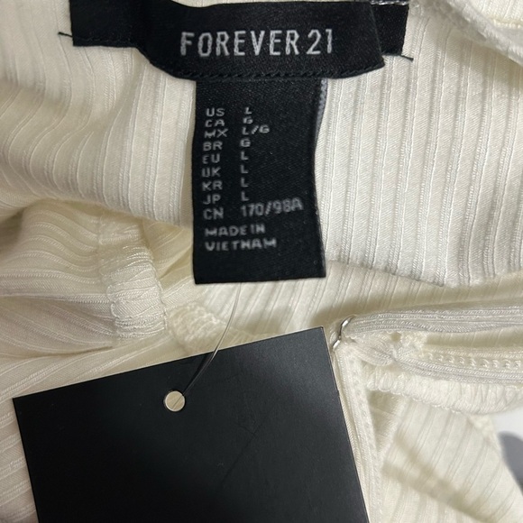 Forever 21 Bodycon white off dress NWT - Picture 5 of 7